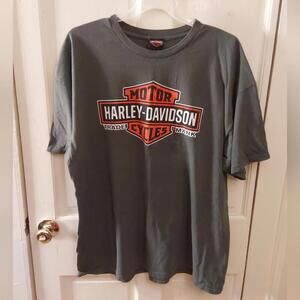 Harley Davidson tshirt gray mens 2XL